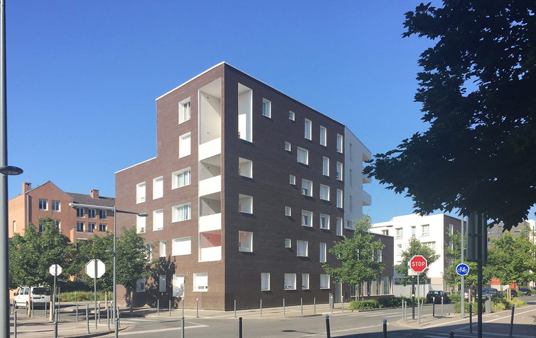 36 logements Lille - Vue rue