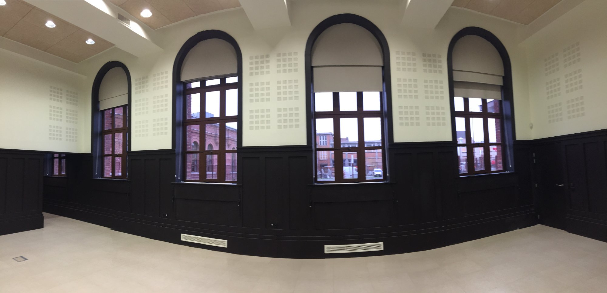 Tribunal Lille - Intérieur boiseries